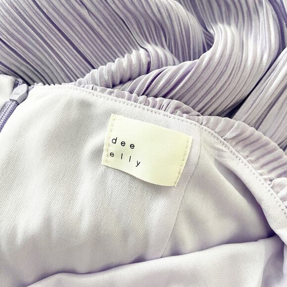 VICI Mckinley Plisse Midi Skirt Lavender Small S - Picture 10 of 12